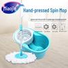 Miaojie Hands-Free Spin Mop with Bucket