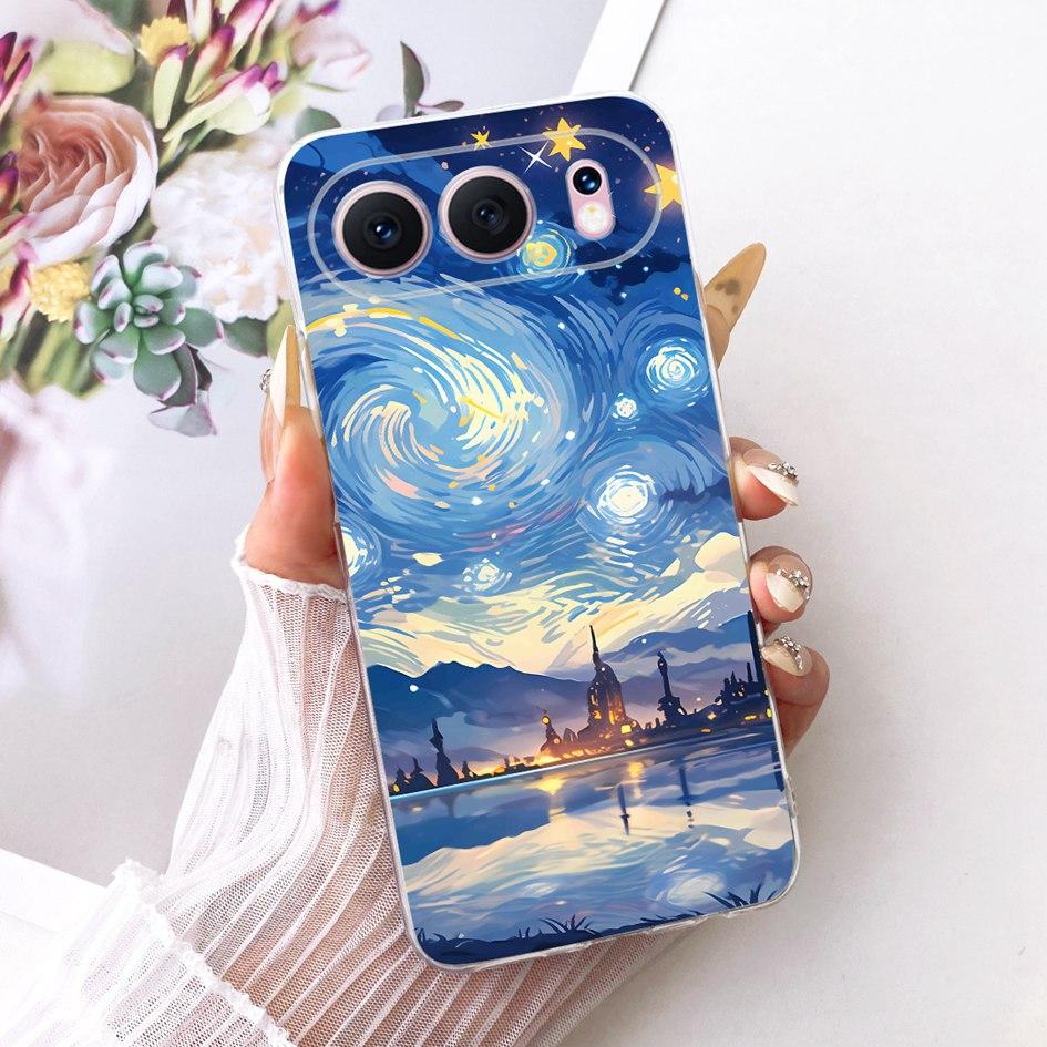 6.55" Чехол для Honor 500 5G Модный Цветок Бант Мягкий Тонкий Силиконовый Чехол для Телефона Для Honor 500 Pro Funda MEY-AN00 Honor500 Capa