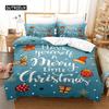 Рождественский Постельный Комплект Набор Пододеяльников 3d Постельное Белье Цифровая Печать Постельное Белье Размер Квин Постельный Комплект Модный Дизайн