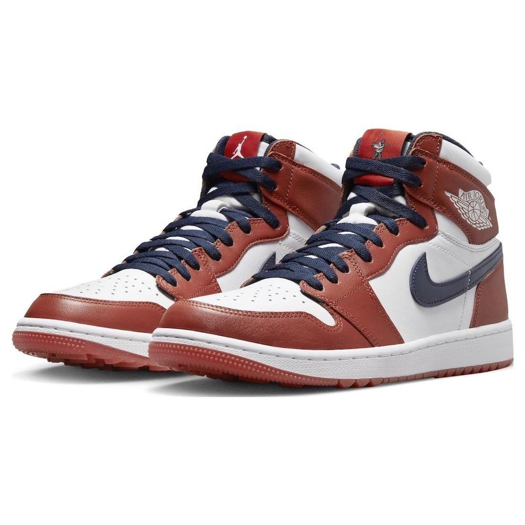 Кроссовки унисекс Eastside Golf x Air Jordan 1 High Golf Out the Mud Оранжевый Burnt-Sunrise White DZ4523-800