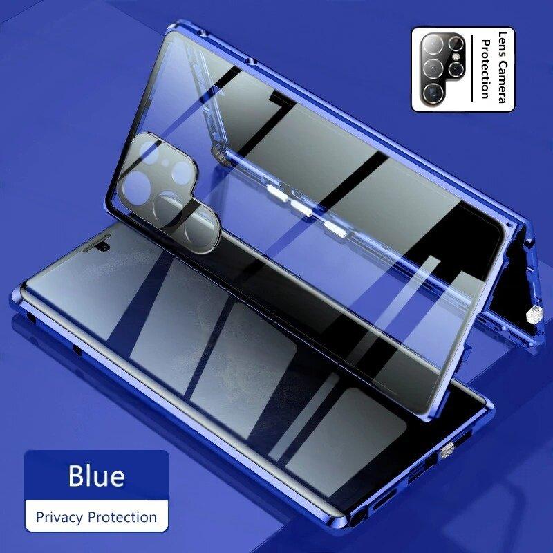 Магнитный адсорбционный чехол Anti-Peep Privacy Case для Huawei Honor Magic 6 Pro 7 Magic5 с защитой объектива камеры