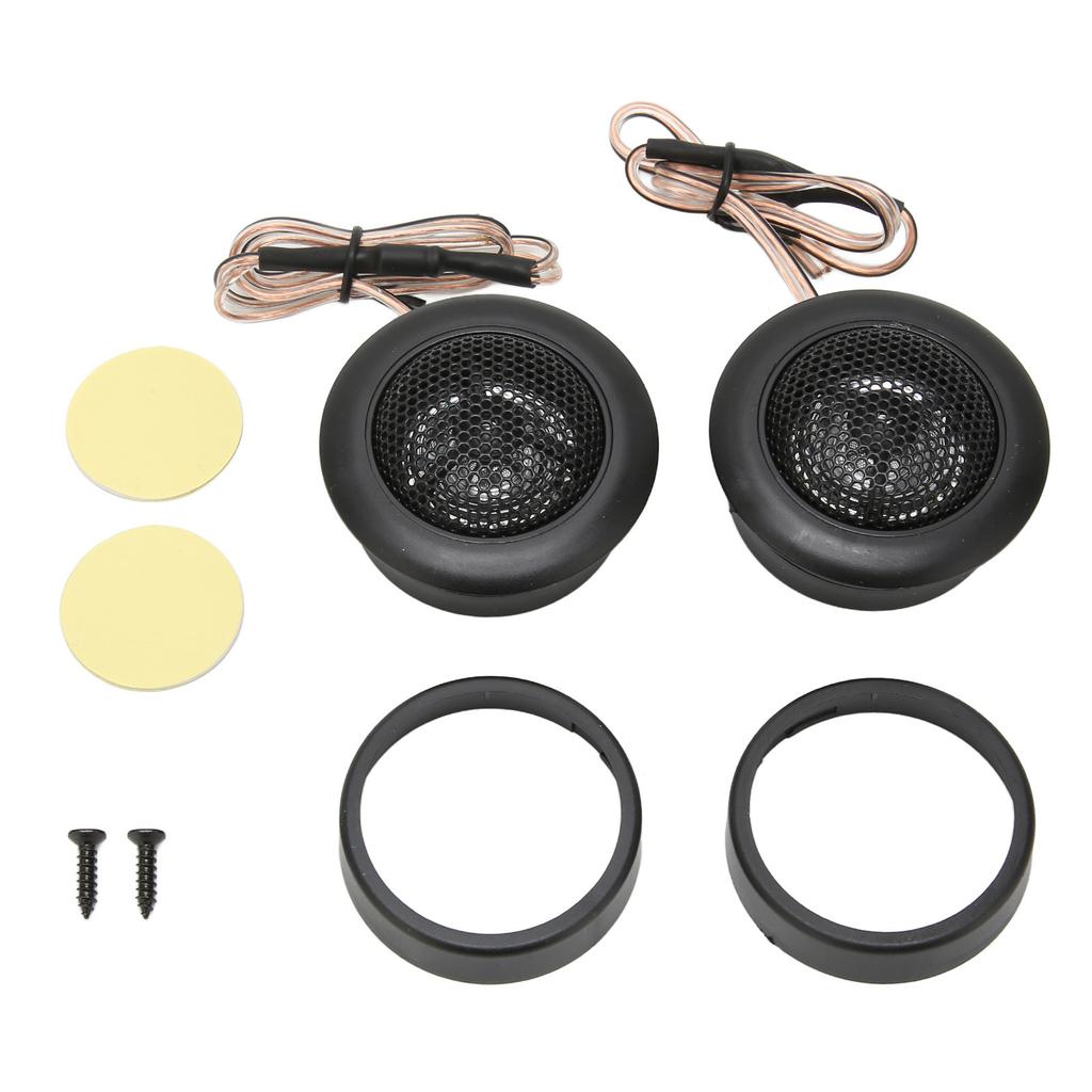 2 Pcs Car Dome Tweeter 800W High Sensitivity Audio Stereo Loudspeaker for Sound System