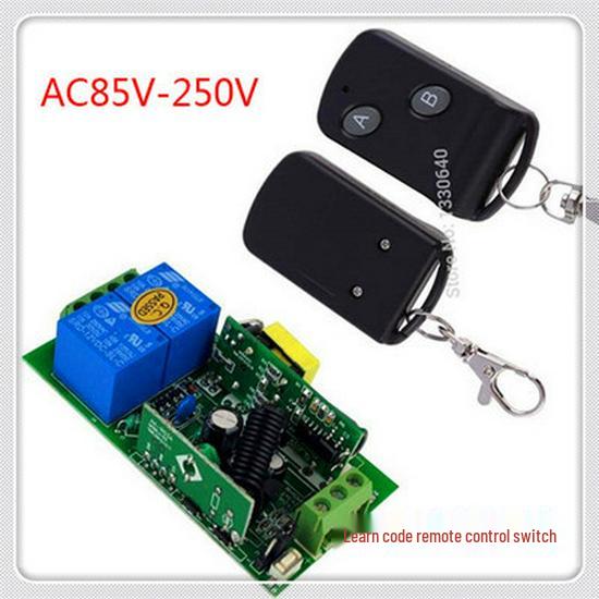 220V Wireless Remote Light Controller with Learning Code Butterfly Switch