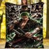 1pc Z-Zoro1 Theme Blanket - Digital Print, Polyester, Cozy for All Seasons, Perfect for Outdoor, and Travel