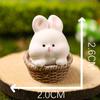 Микропейзаж Милые животные Мультфильм Кролик Садоводство Аксессуары Год Кролика Украшения