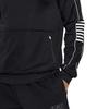 Emporio Armani EA7 Толстовка с капюшоном и принтом в полоску с буквами и цифрами, длинный рукав, мужские худи, черная, 6RPM06-PJ16Z-1200