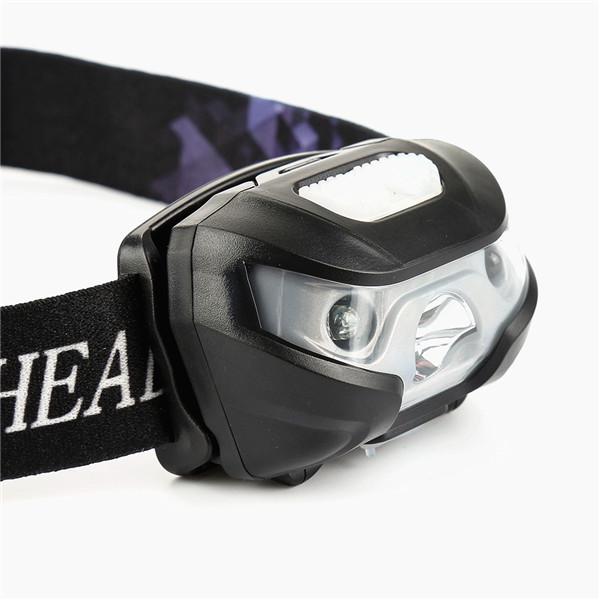 Мини-USB аккумуляторная светодиодная налобная лампа датчик движения тела велосипедный головной свет открытый фонарик