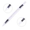 Double-Ended Silicone Nail Art Pen with Diamond-Studded Barrel and Soft-Tip Brush