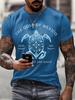 Mens Gulf Of Mexico Print T Shirt Summer Holiday Short Sleeve TShirts Casual Tops Tees New