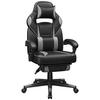 Gaming Chair Office Chair with Footrest, Office Chair with Headrest and Lumbar Cushion, Adjustable Height, Ergonomics