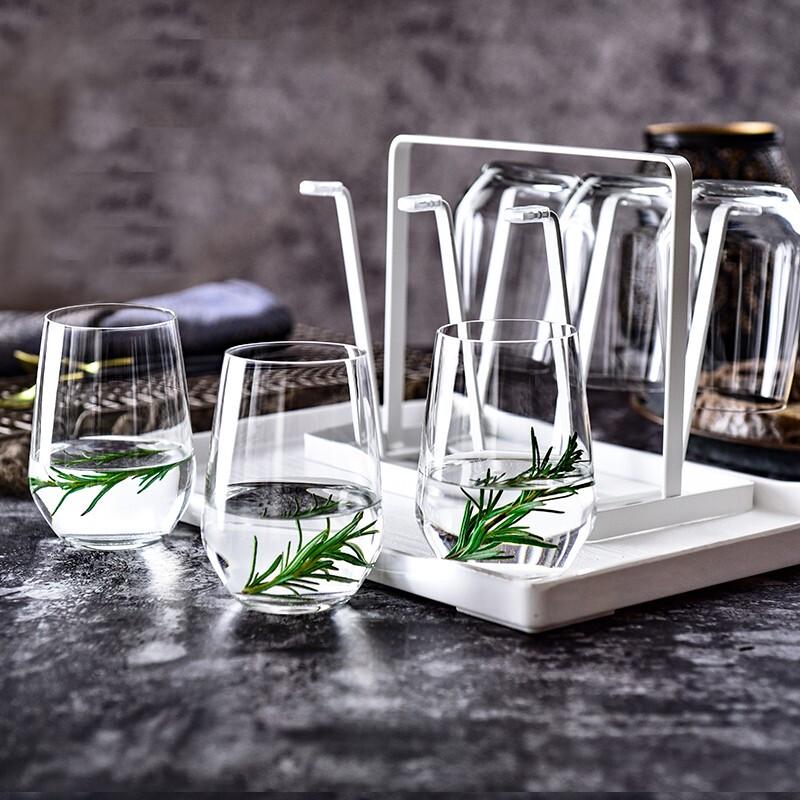 Ocean Imported Heat-Resistant Glass Cups, 370ml (6-Pack)