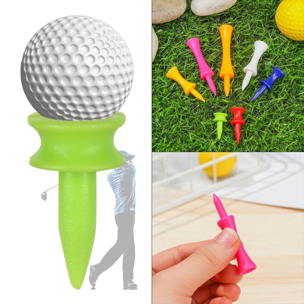 Sports Part Colorful Training Practice Accessories Golfer Ball Tees Holder Rubber Golf Tees Durable
