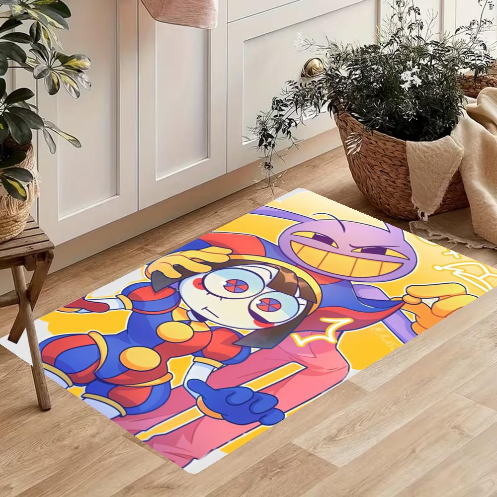 Digital Circus Nonslip Kitchen Mat Floor Carpet Rug For Indoors Outdoors Home Decor Room Supplies Spring Decor