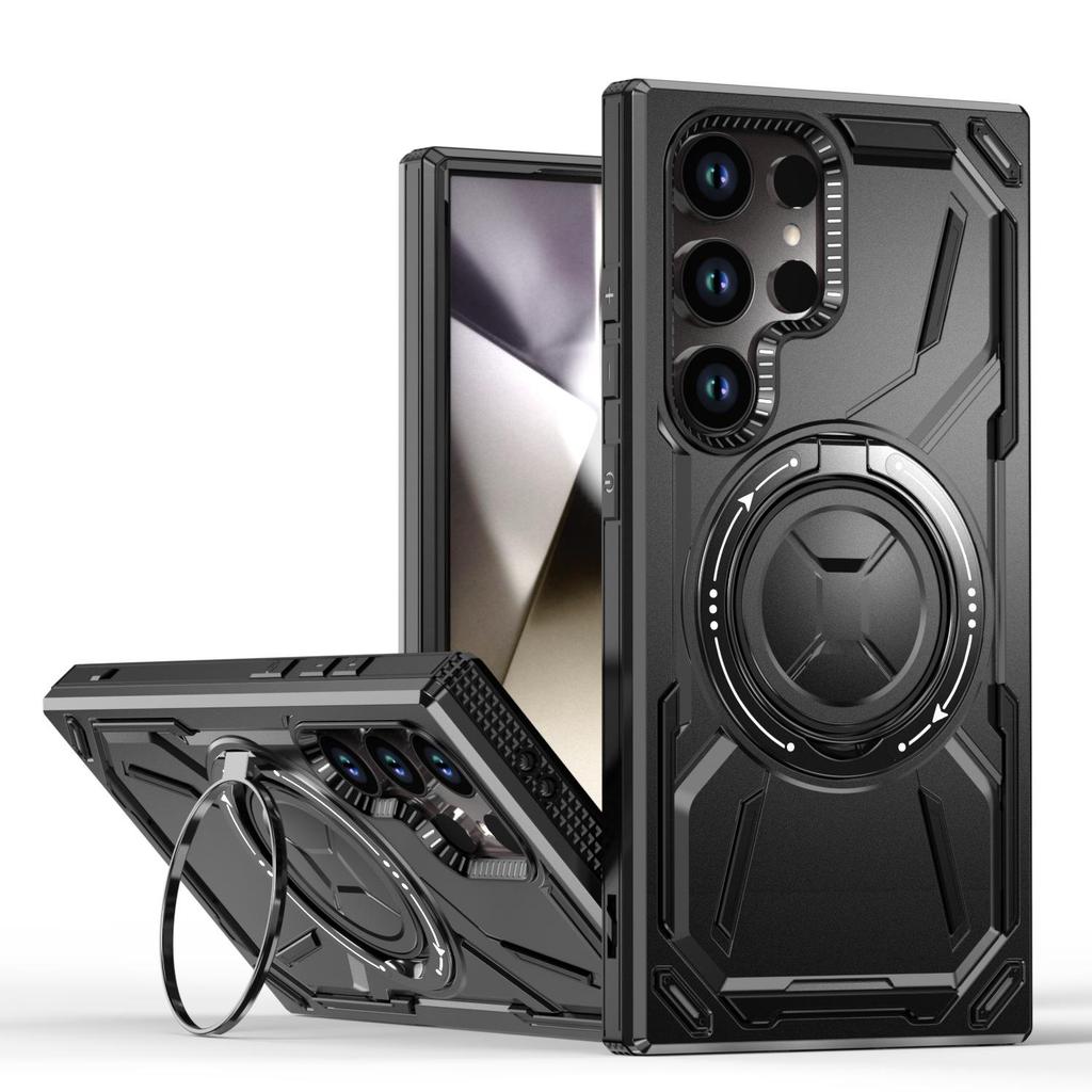 Чехол-броня Samsung S26ULTRA 2-го поколения Золотой с держателем SAMA17 - Ударопрочный