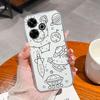 Популярный чехол Graffiti Butterfly для Xiaomi Redmi 13 13C 14C A3 Note 13 Pro K70E K60 Ultra, новый чехол, мягкий силиконовый, устойчивый к падениям, прозрачный чехол для телефона Redmi