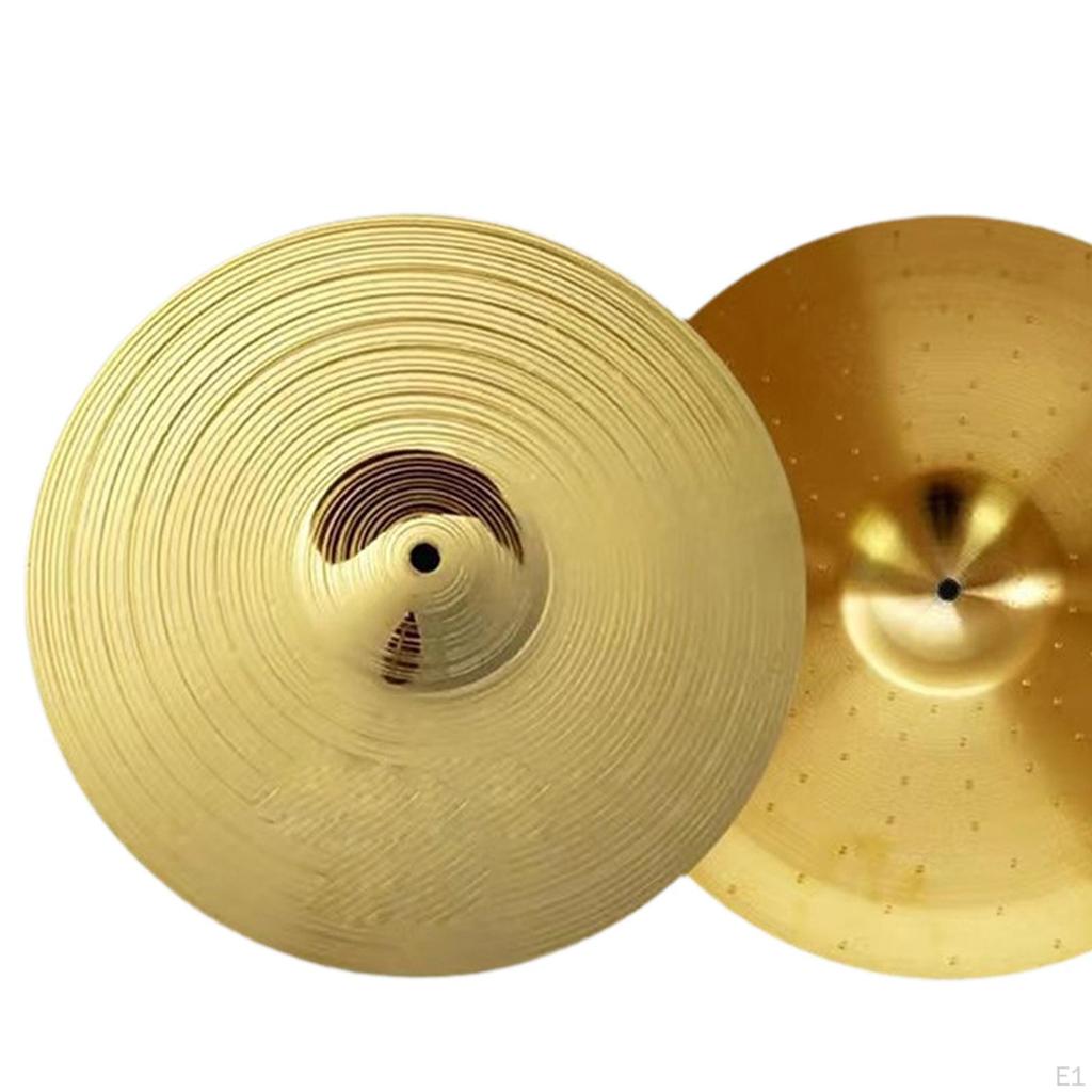 2 шт. джазовый барабан крэш тарелки тарелки для начинающих перкуссионные инструменты аксессуары