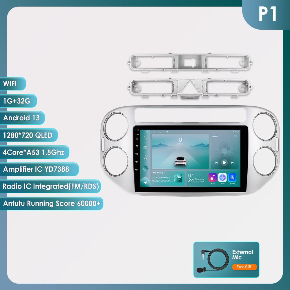 Hizpo DSP 9 дюймов 2din Android Авторадио GPS для VW Volkswagen Tiguan 1 NF 2006 2008-2016 Автомобильное радио Мультимедийный видеоплеер Интеллектуальный экран