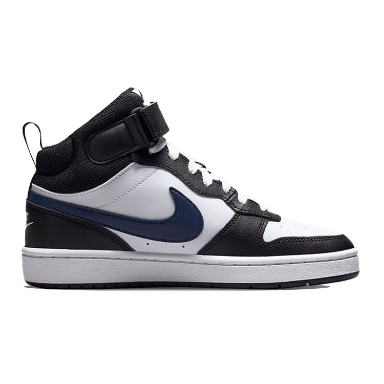 Nike Детские кроссовки Court Borough Mid 2 Белый Черный Университетский Красный DO5889-161