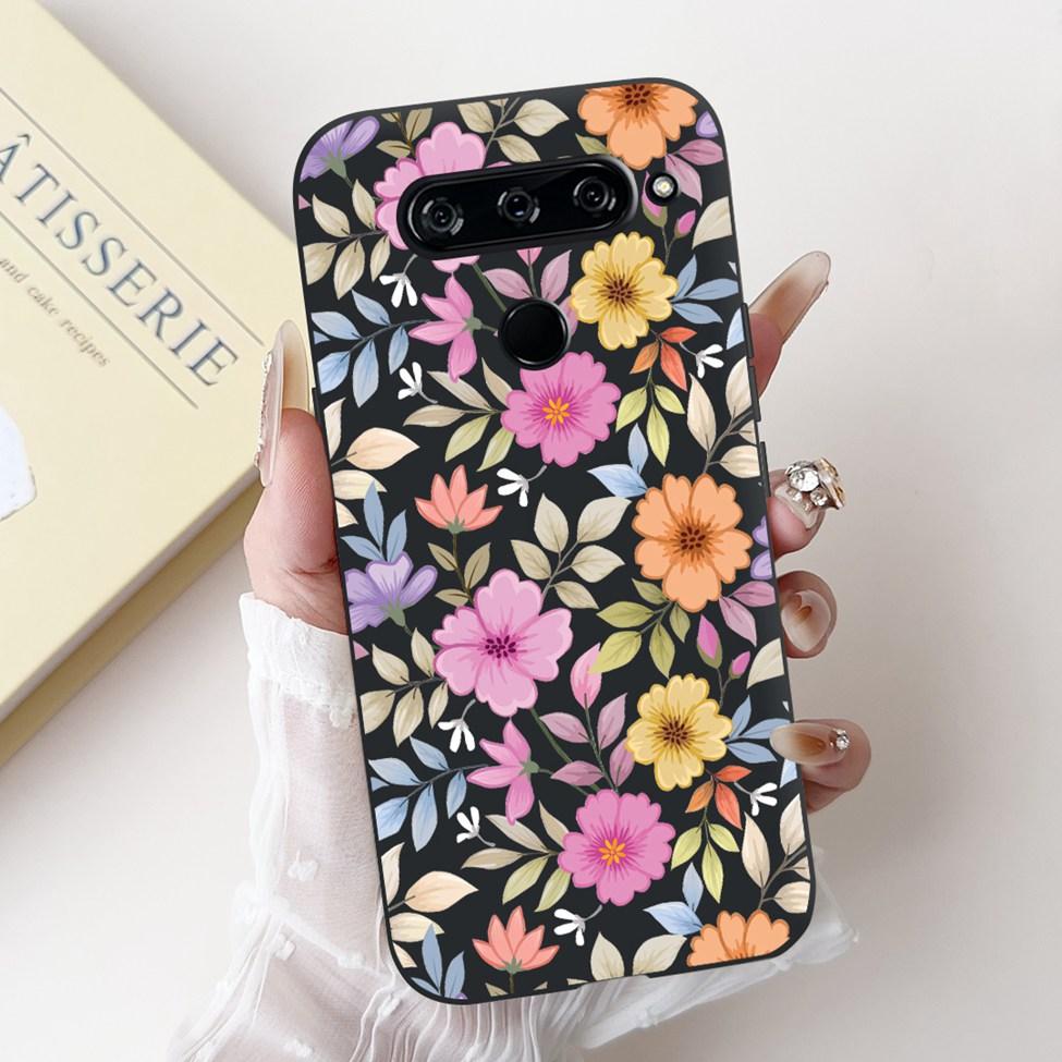 Чехол для LG V40 V50 ThinQ V50S ThinQ, милый мультяшный кот, роскошный, крутой, ударопрочный, силиконовая задняя крышка для LG V50S ThinQ 5G