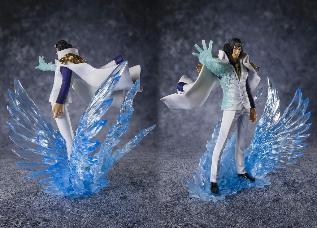 TAMASHII NATIONS Фигурка Figuarts ZERO ONE PIECE Kuzan 200 мм, окрашенная, полная «Три генерала» - Синий фазан - Прибл.. ПВХ и АБС
