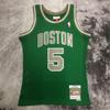 Ретро Баскетбольная Майка Boston Celtics Эпоха 2007-08 Пирс Гарнетт Аллен Вышитая Хлопковая Командная Рубашка Унисекс
