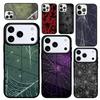 Чехол Case для iPhone 17 Air 16 Pro Max 15 Plus 11 13 Mini 14 12 Задняя крышка телефона Паутина