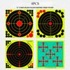 12 * 12 Inch Self-adhesive Universal Shooting Training Target, 4 Pieces