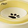 Cat Water Bowl Pet with Floating Disk, No Spill Dispenser Non Slip Dog for Dogs Cats, Splash Proof Slow Drink Feeder Drinking