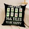 Funny just one more game Cushion Cover Soft Plush Fabric DoubleSided Printed Cushion Covers for All Seasons Modern Home Decor