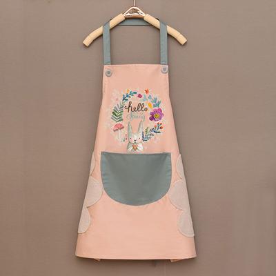 DIY десертный фартук, модный антигрязный домашний кухонный фартук с большим карманом, кроликом, водонепроницаемые чистые инструменты, барбекю, кухня, фартук для выпечки, шикарный фартук