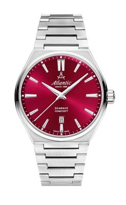 Мужские серебряные часы Atlantic Seawave Classic 58366.41.91