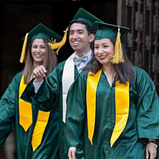 Унисекс, для взрослых, однотонная выпускная лента, 72 дюйма, для выпускного класса 2026 года, аксессуары для академических и хоровых мероприятий