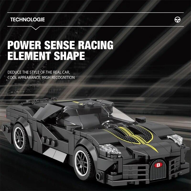 339 шт., модель скоростного спортивного автомобиля, городские классические чемпионы, гоночный автомобиль, строительные блоки 1:24 масштабных кубика Super Racers, рождественский подарок