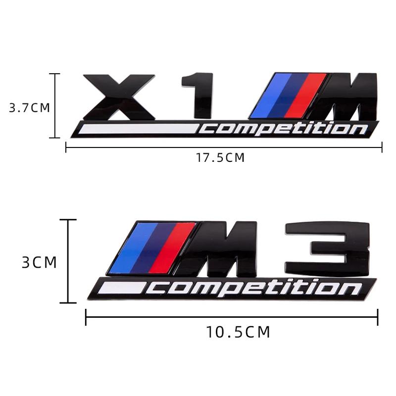 For BMW M3 M4 F07 F34 F30 F20 F10 E60 E46 E53 G01 G02 G05 3D Car Decorative accessories M Badge Emblem Decoration Accessories AS5