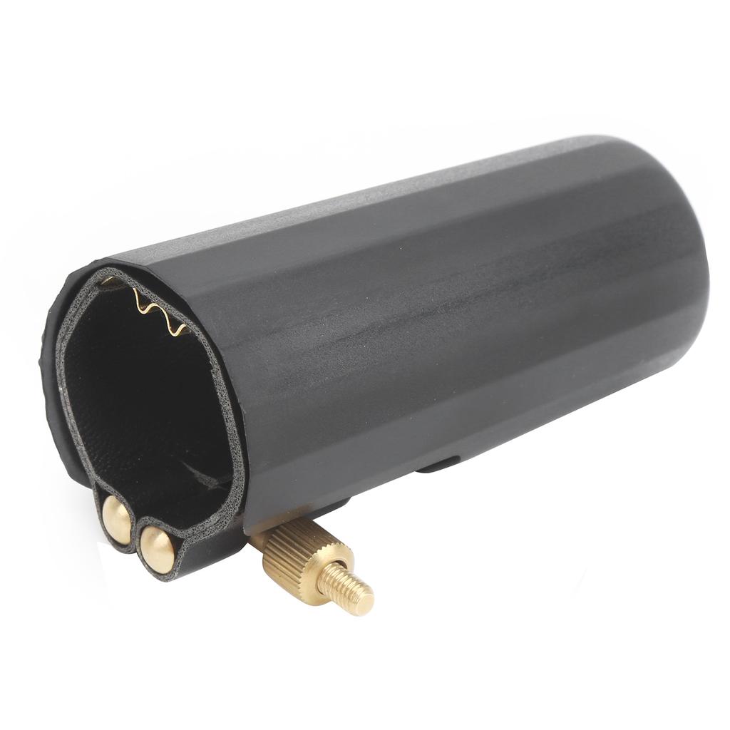 Комплект мундштуков для альт-саксофона из искусственной кожи, лигатура, пластиковый колпачок, белый, в коробке JS01