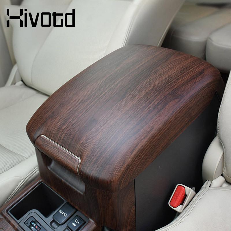 Car Armrest Box Cover Trims Auto Styling Interior Modification Decoration Accessories Parts For Land Cruiser Prado 150 -2018