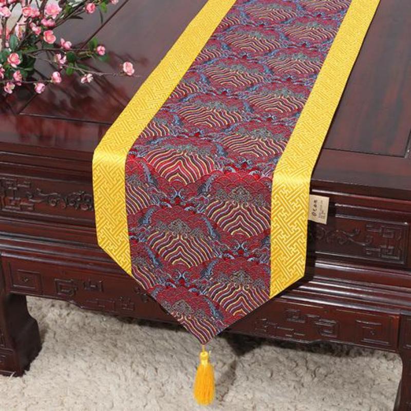 Китайский парчовый ткацкий стол, флаг, модный простой сельский стол, флаг, ткань для чайного стола, ткань для художественного стола, ткань для стола