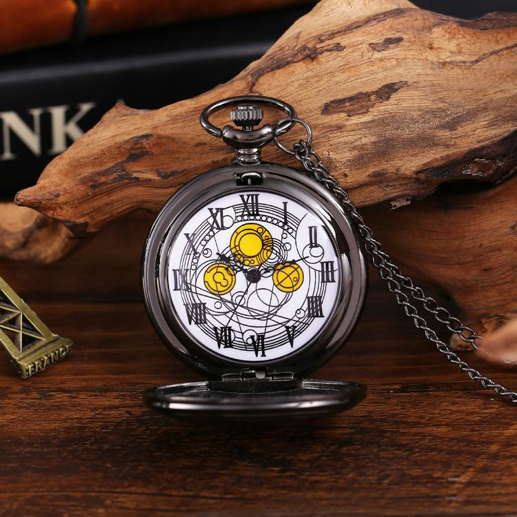 Таинственный драгоценный камень Доктор Стрэндж кварцевые карманные часы ностальгическое ожерелье кулон подарок для мужчин и женщин