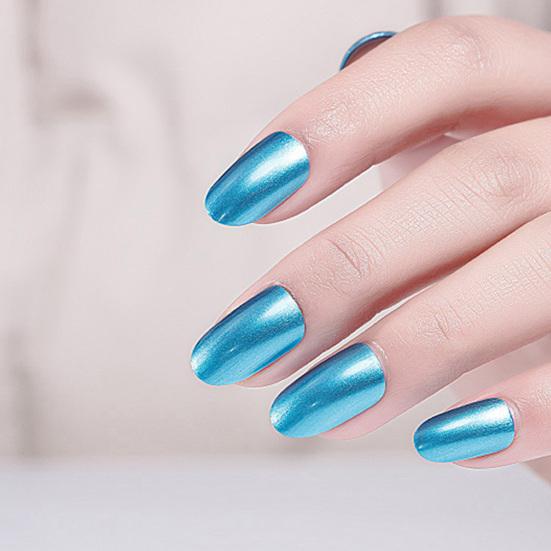 8ml Nail Mirror Polish Non-Peelable Bright Surface DIY Quick Drying Long Lasting Clear Bright DIY Polish for Manicure