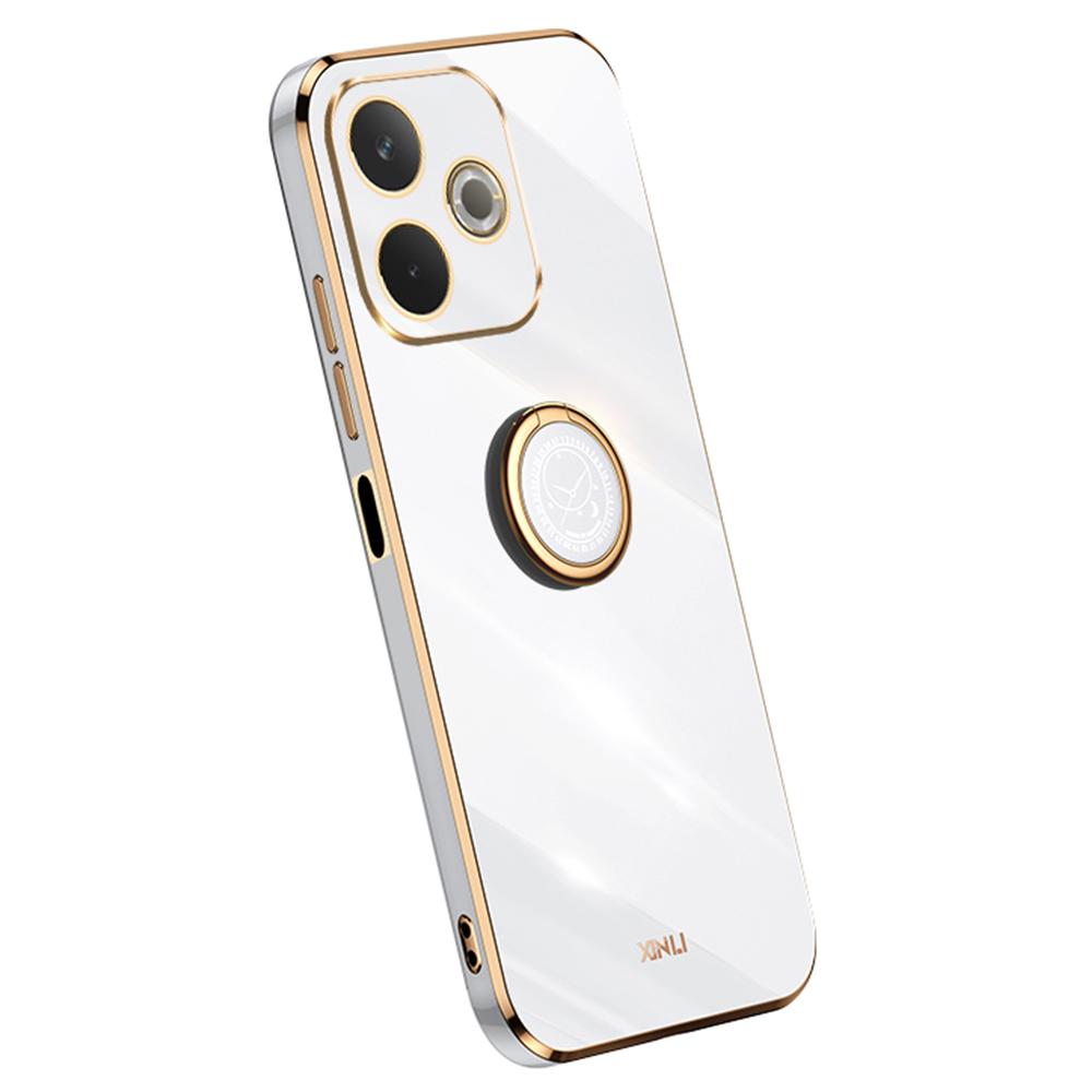 XINLI For Oppo A5 Pro 4G (Global)/5G (Global)/A5 Energy 5G (China) Case Ring Kickstand Electroplating TPU Phone Cover