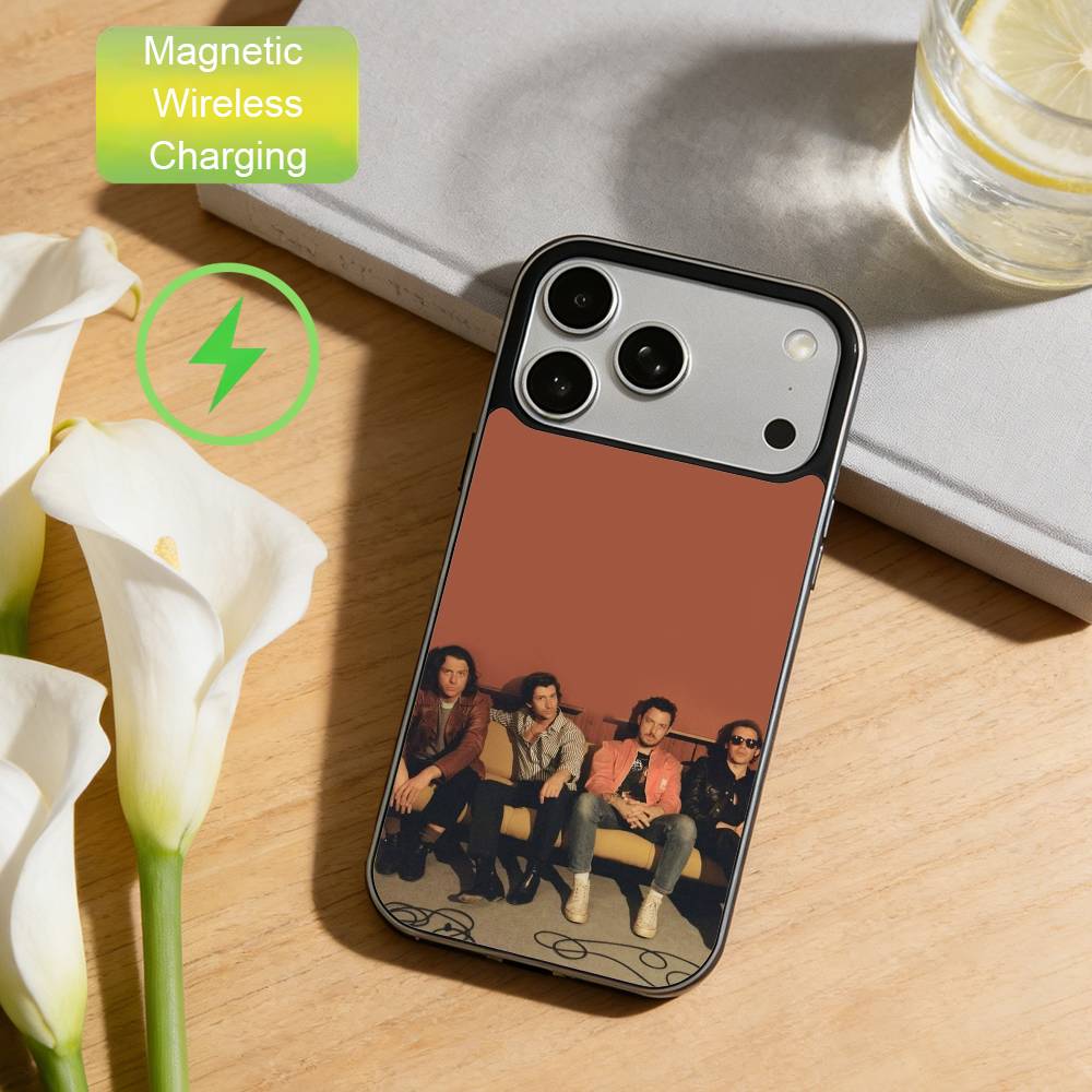 Инди-рок A-Arctic M-Monkeys Чехол для телефона для iPhone17,16,15,14,13,12, Защитный чехол с поддержкой беспроводной зарядки, Мягкий чехол