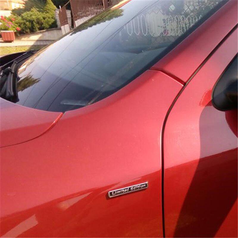 3D Chrome Metal Sticker Car Accessories Sticker Limited Edition Badge Car Decal