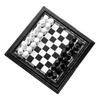 Мини-шахматный набор ретро черно-белая шахматная доска с 32 шахматными фигурами