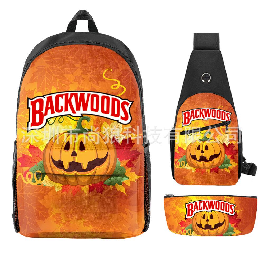 Школьный рюкзак для ученика Backwoods Рюкзак Сумка через плечо Школьная сумка Рюкзак большой емкости Водонепроницаемый рюкзак