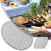 Round Stainless Steel Grill Net for Oven Stove Pan Barbecue Rack Cooking