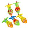 5/10/20Pcs LED Light-Up Spinning Top Battery Operated Educational Kids Flashing Plastic Spinning Top