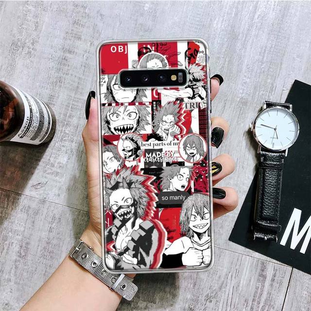 Чехол для телефона с изображением аниме «Мой герой Академии» для Samsung Galaxy S20 Fe S10 Plus S21 S22 S23 Ultra S10e S9 S8 S7 Edge Fundas, чехол для
