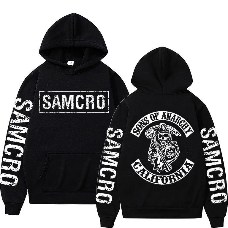Худи с двусторонним логотипом SAMCRO из сериала «Сыны анархии» - Размер S