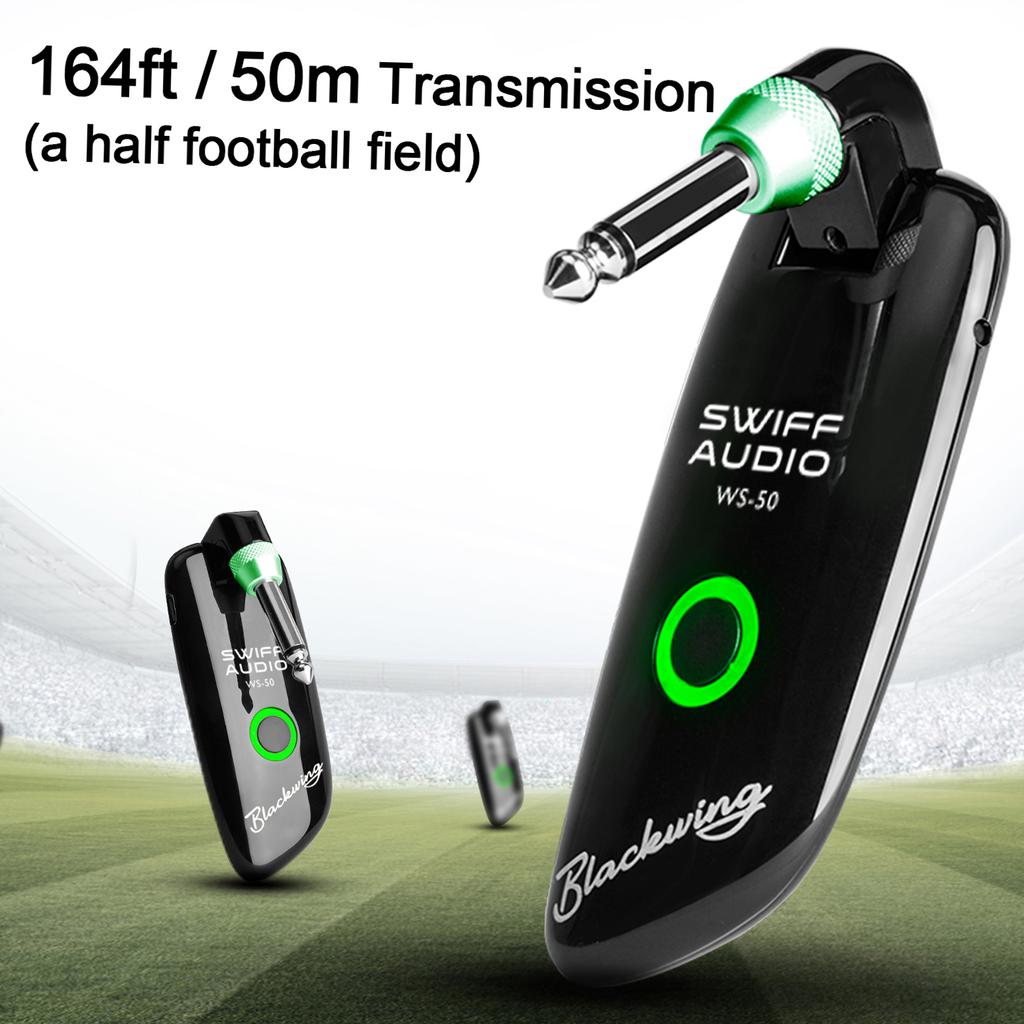 Цифровая беспроводная гитарная система SWIFF WS-50 UHF (Передатчик + Приемник) Дальность передачи 50 м
