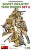 MiniArt Soviet Infantry Tank Crew Set 2 Plastic Model Kit MA35310 1/35 (4 Figures)